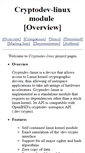 Mobile Screenshot of cryptodev-linux.org
